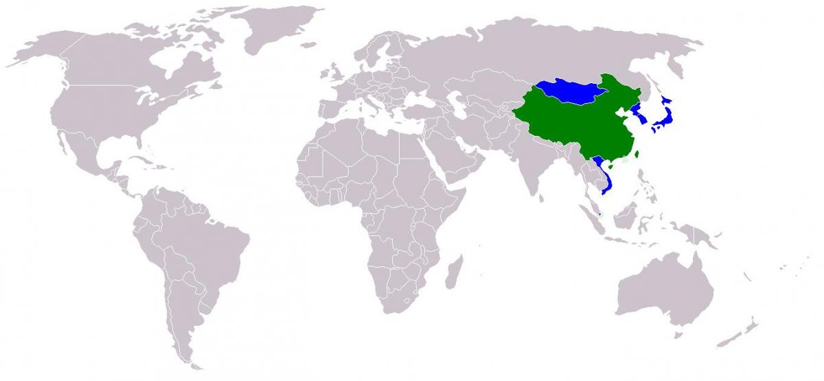 Тајван мапи у кинеској верзији
