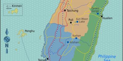 Тајпеј, Тајван локација на мапи 